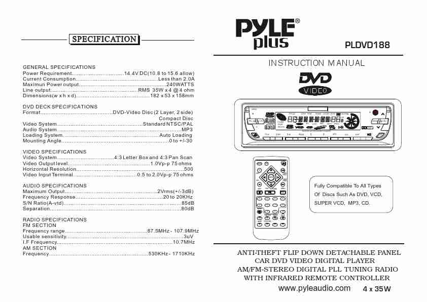 Radio Shack Car Video System PLDVD188-page_pdf